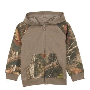 Bass Pro Shops Camo Full-Zip Long-Sleeve Hoodie for toddler